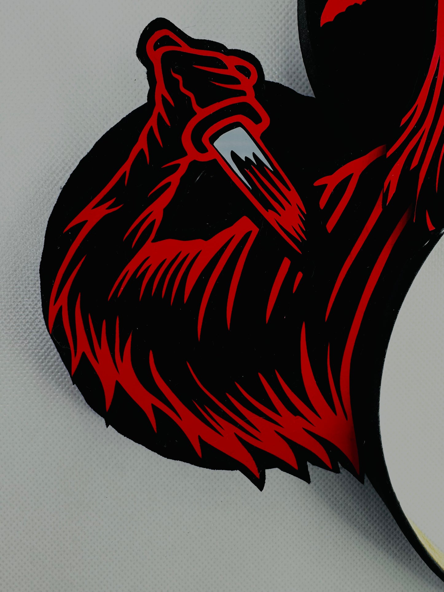 Red Scream Devil Horns Ghost Face Inspired Ears