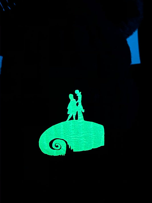 (Pre Order) Jack and Sally Glow in the Dark Beanie