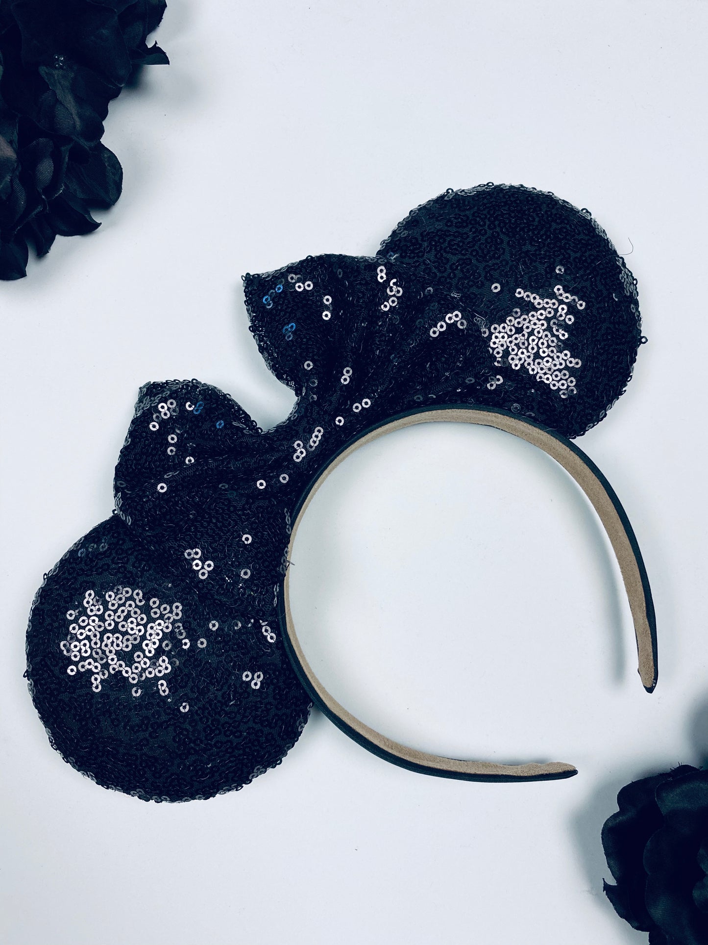 Black Sequin Minnie Ears
