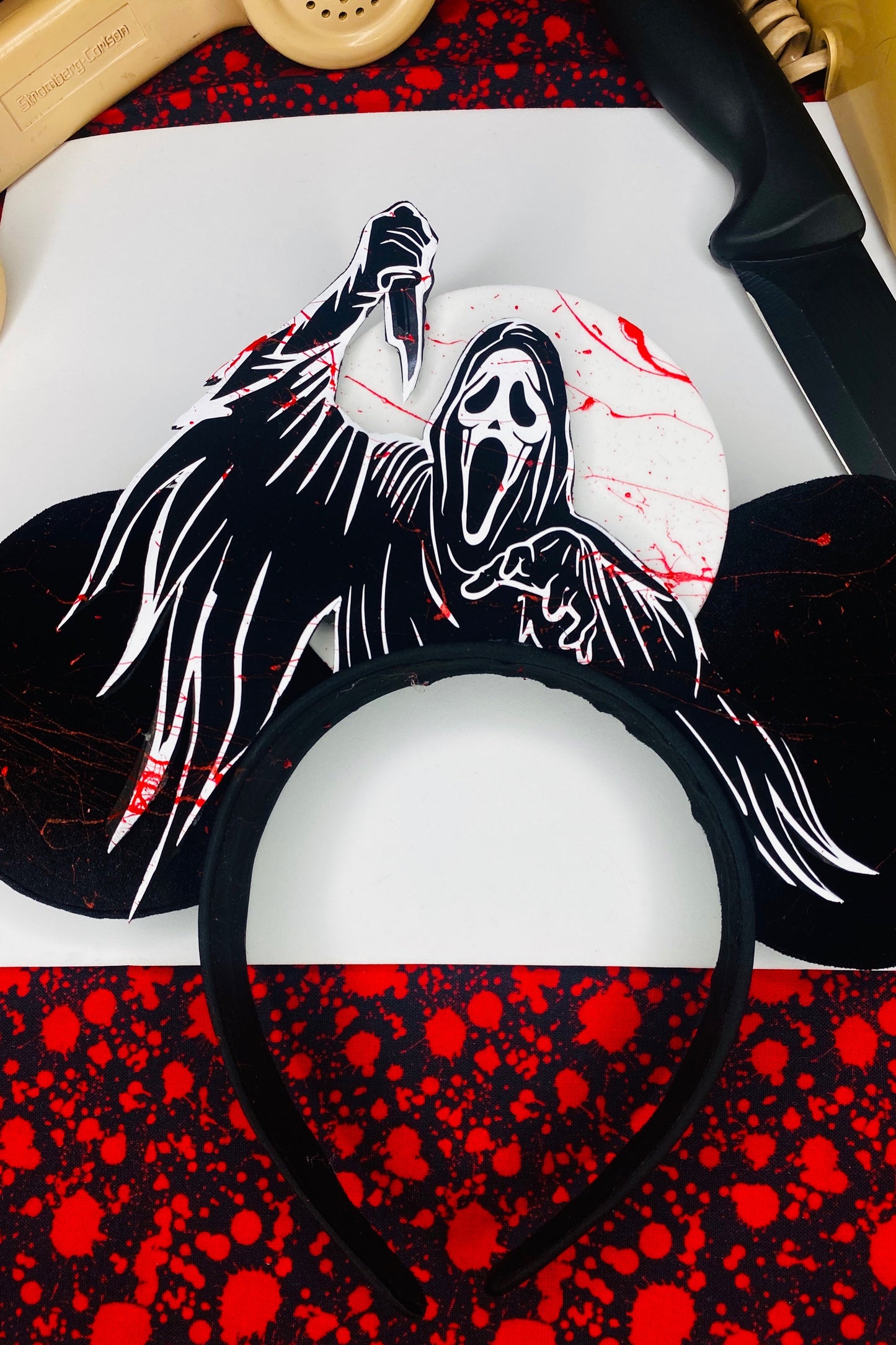 Scream Ghost Face inspired Ears