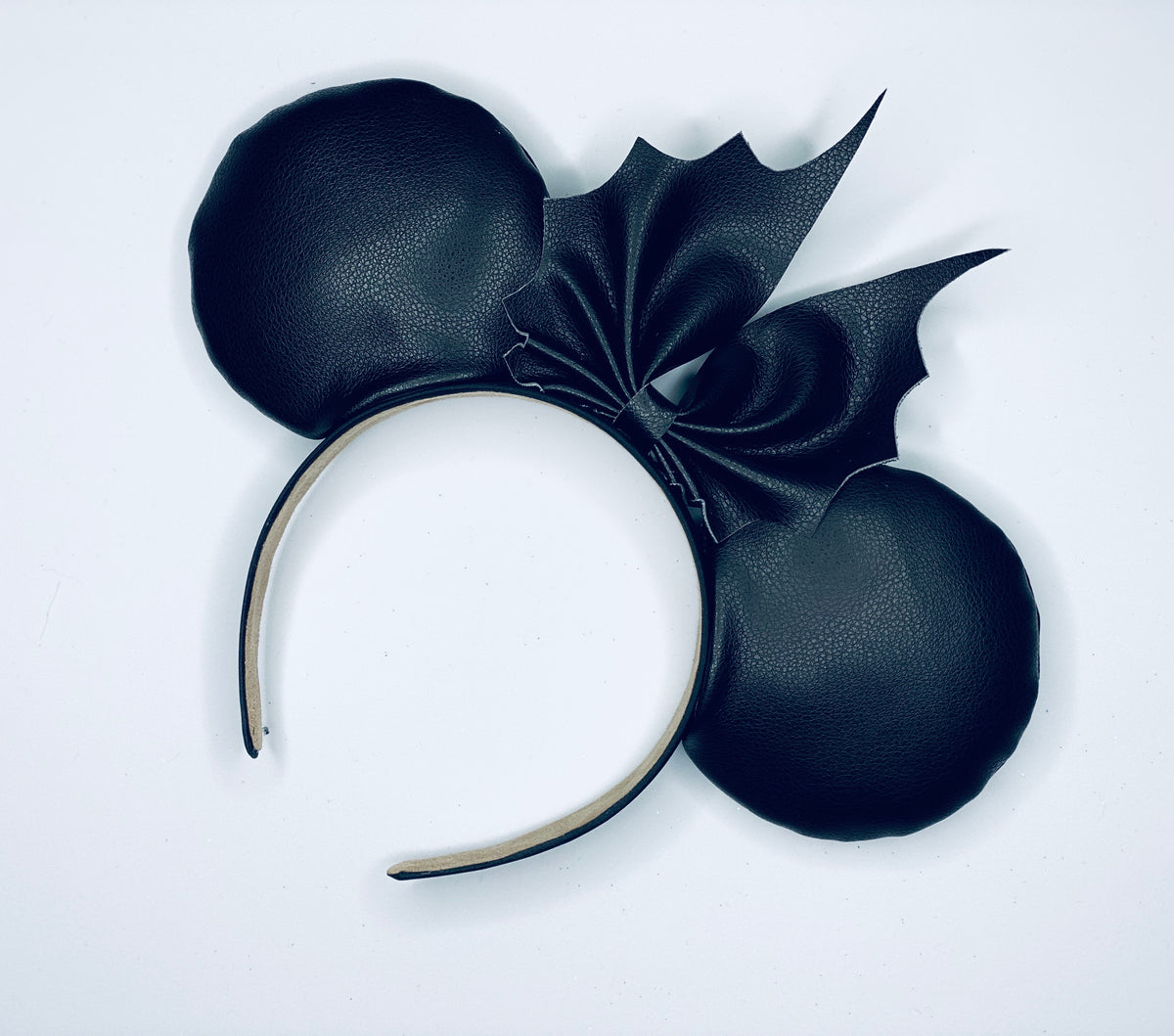 All Faux Leather Bat Ears