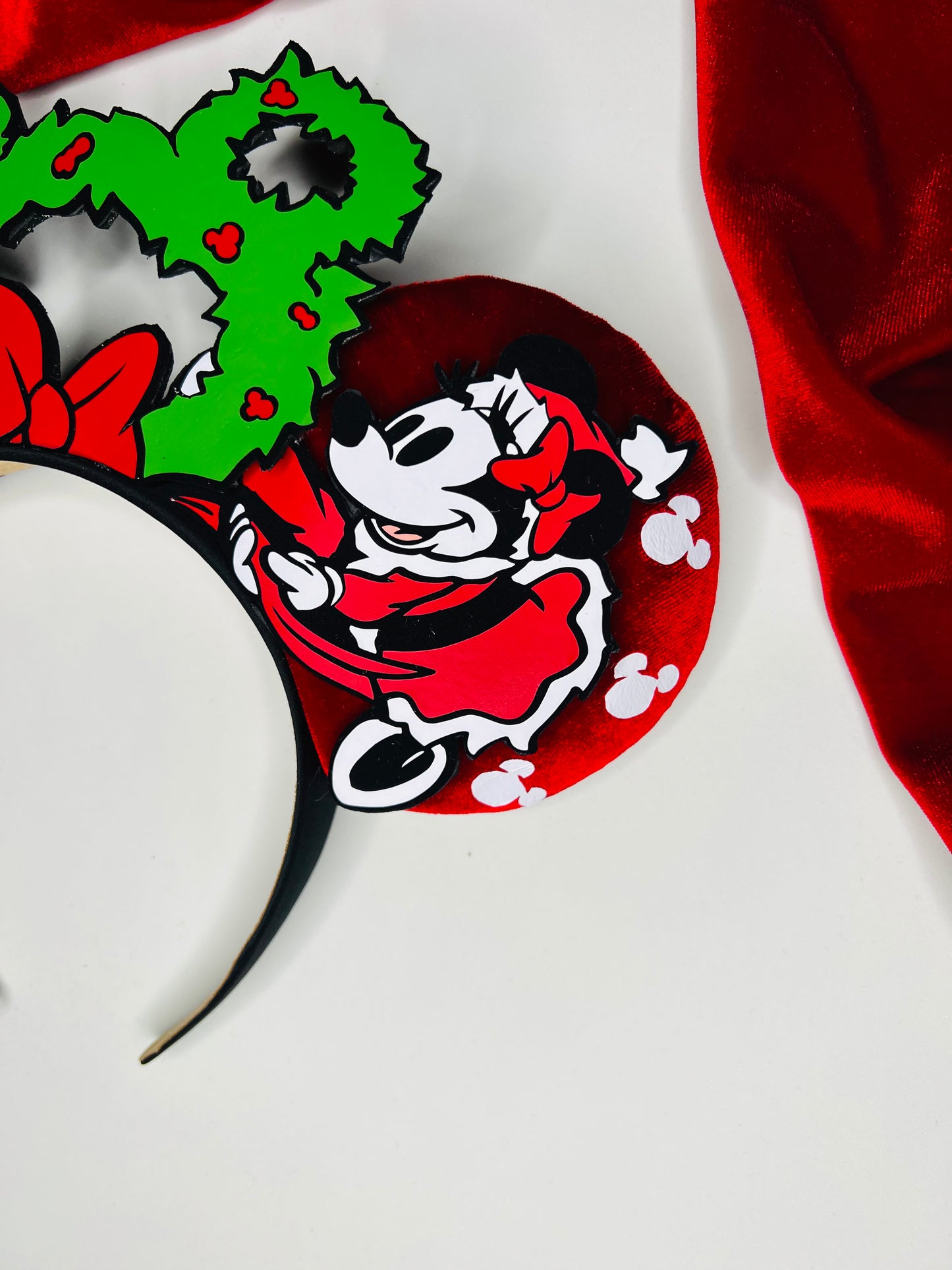 Mickey and Minnie Christmas Inspired Ears