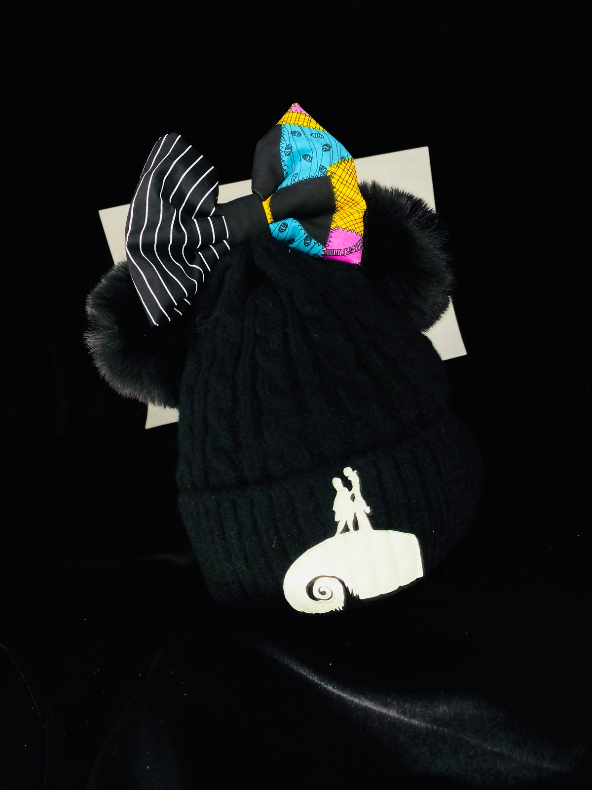 (Pre Order) Jack and Sally Glow in the Dark Beanie