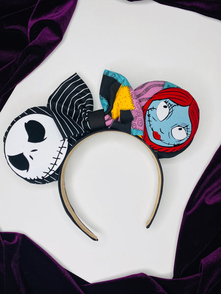 Jack and Sally Inspired Ears