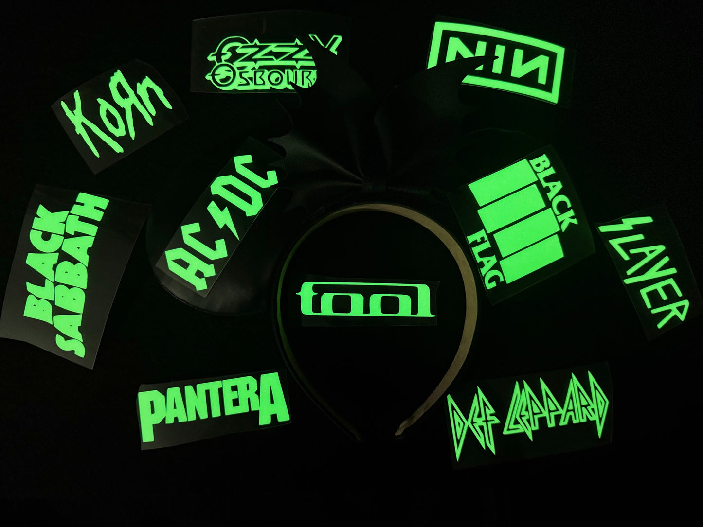 New Band inspired Ears (glow in the dark)