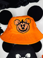Pumpkin Mickey Orange Bucket Hat
