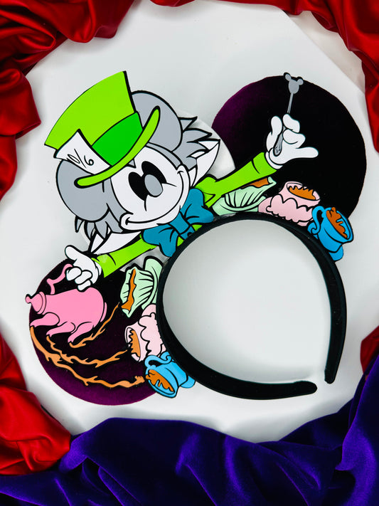 Mad Hatter Mickey Inspired Ears