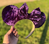 Limited solid velvet ears and sequin ears. (Colored headband)