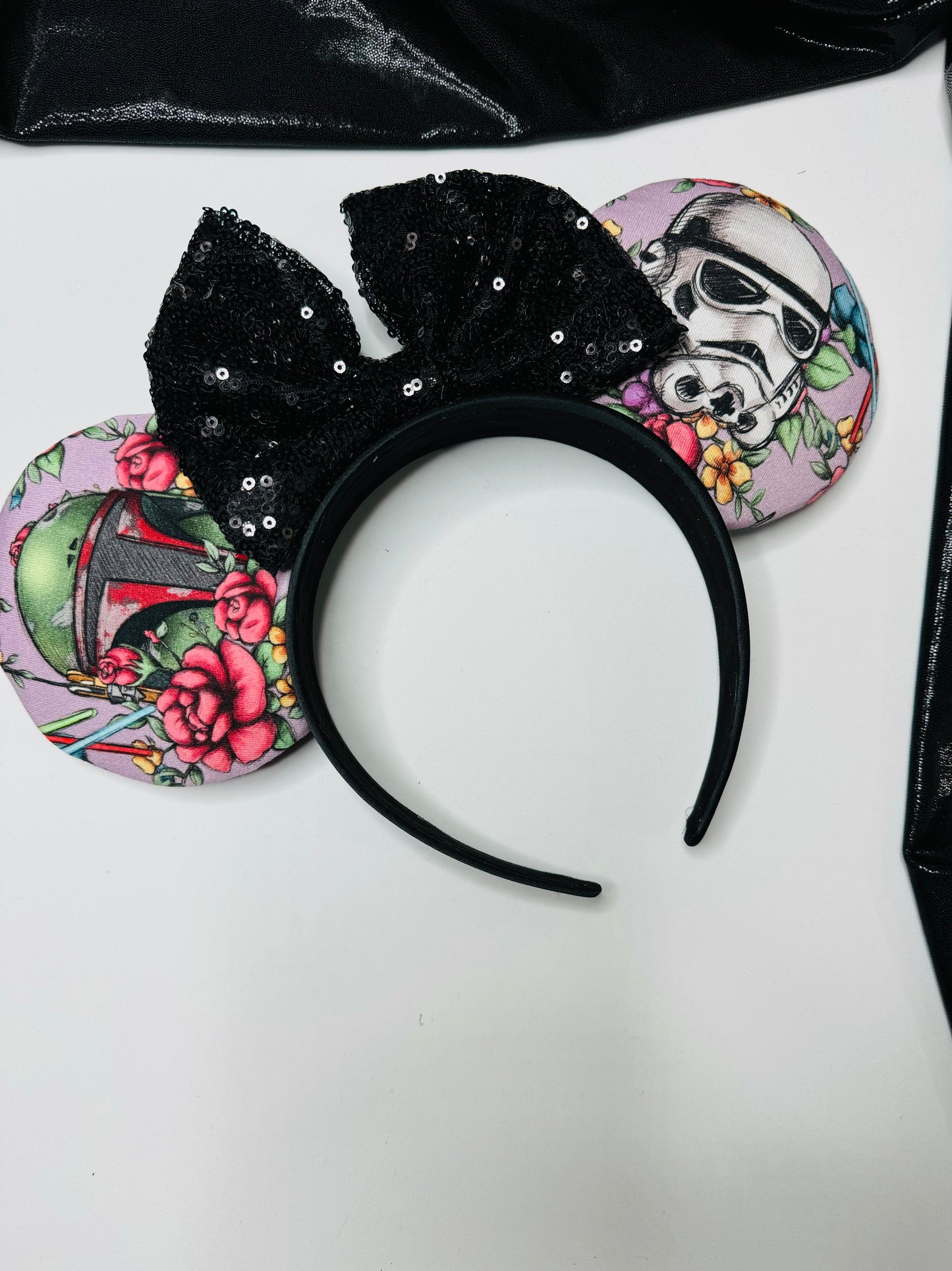 Lilac Floral Star Wars Sketch Inspired Ears