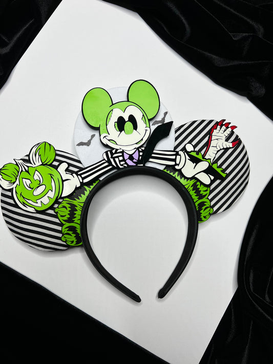 Mickey Beetlejuice Inspired Ears