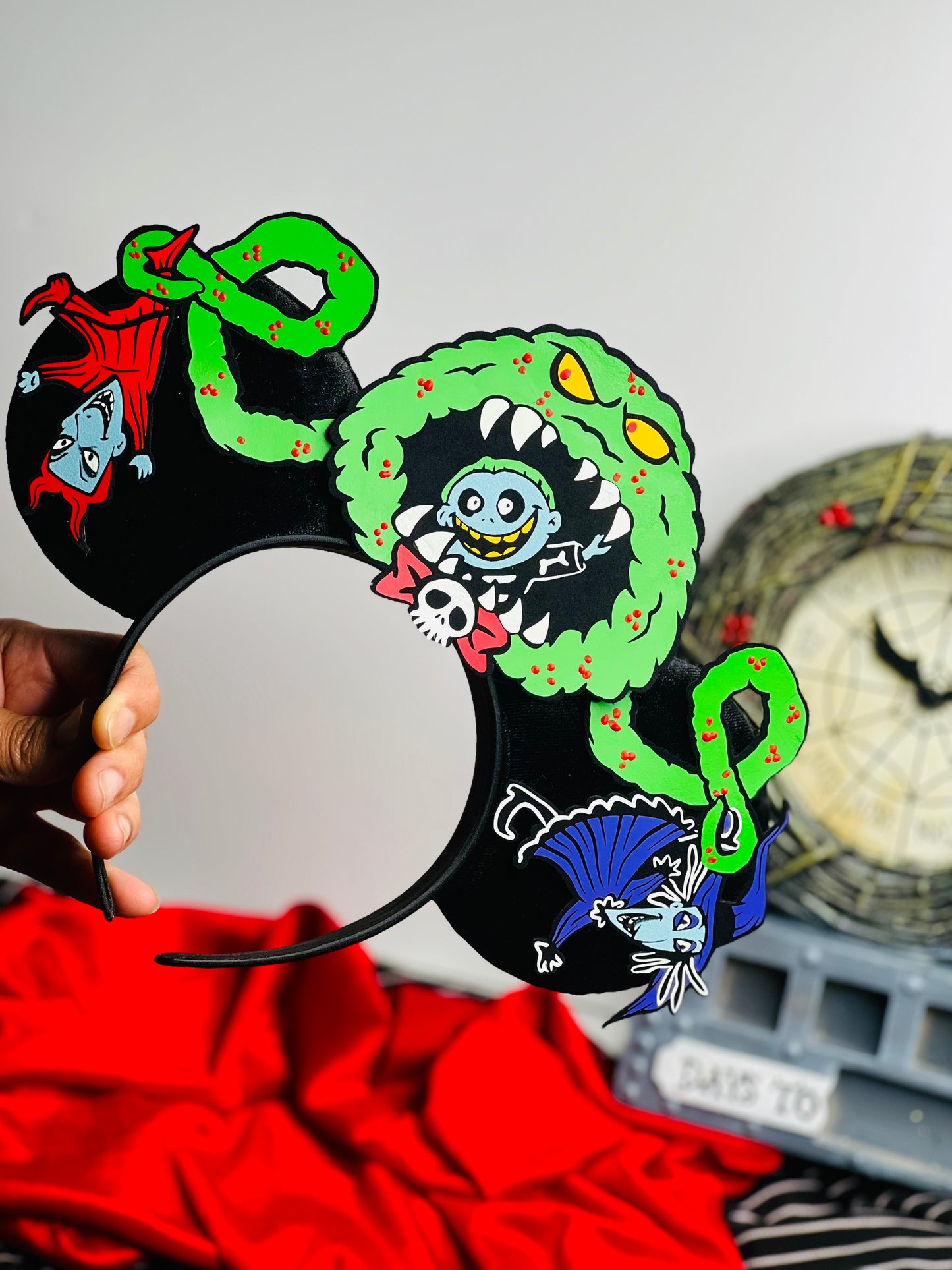 Oogie Boys Wreath Inspired Ears