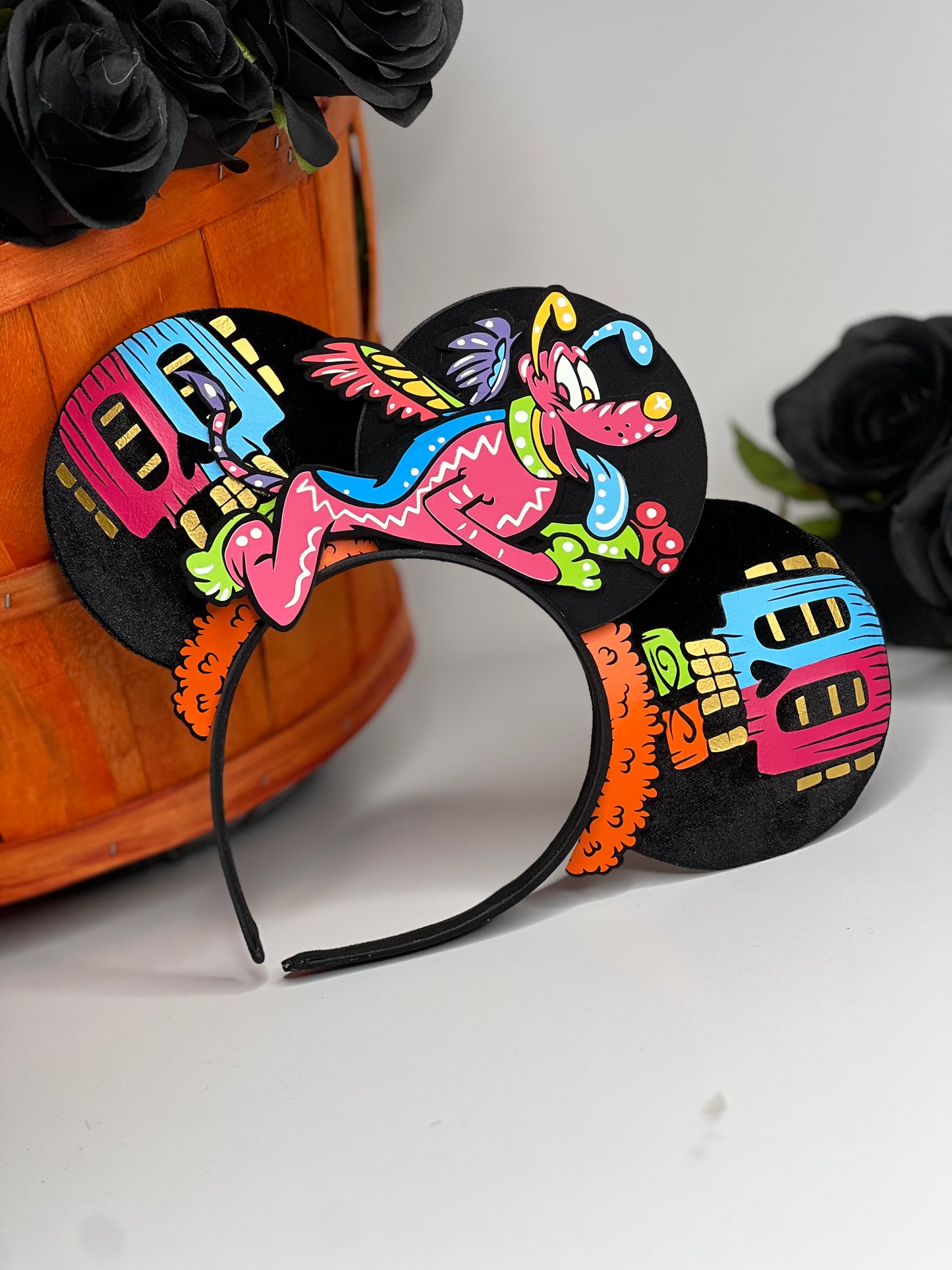 Pluto Alebrije Dante Inspired ears