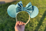 Limited solid velvet ears and sequin ears. (Colored headband)