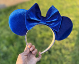 Limited solid velvet ears and sequin ears. (Colored headband)