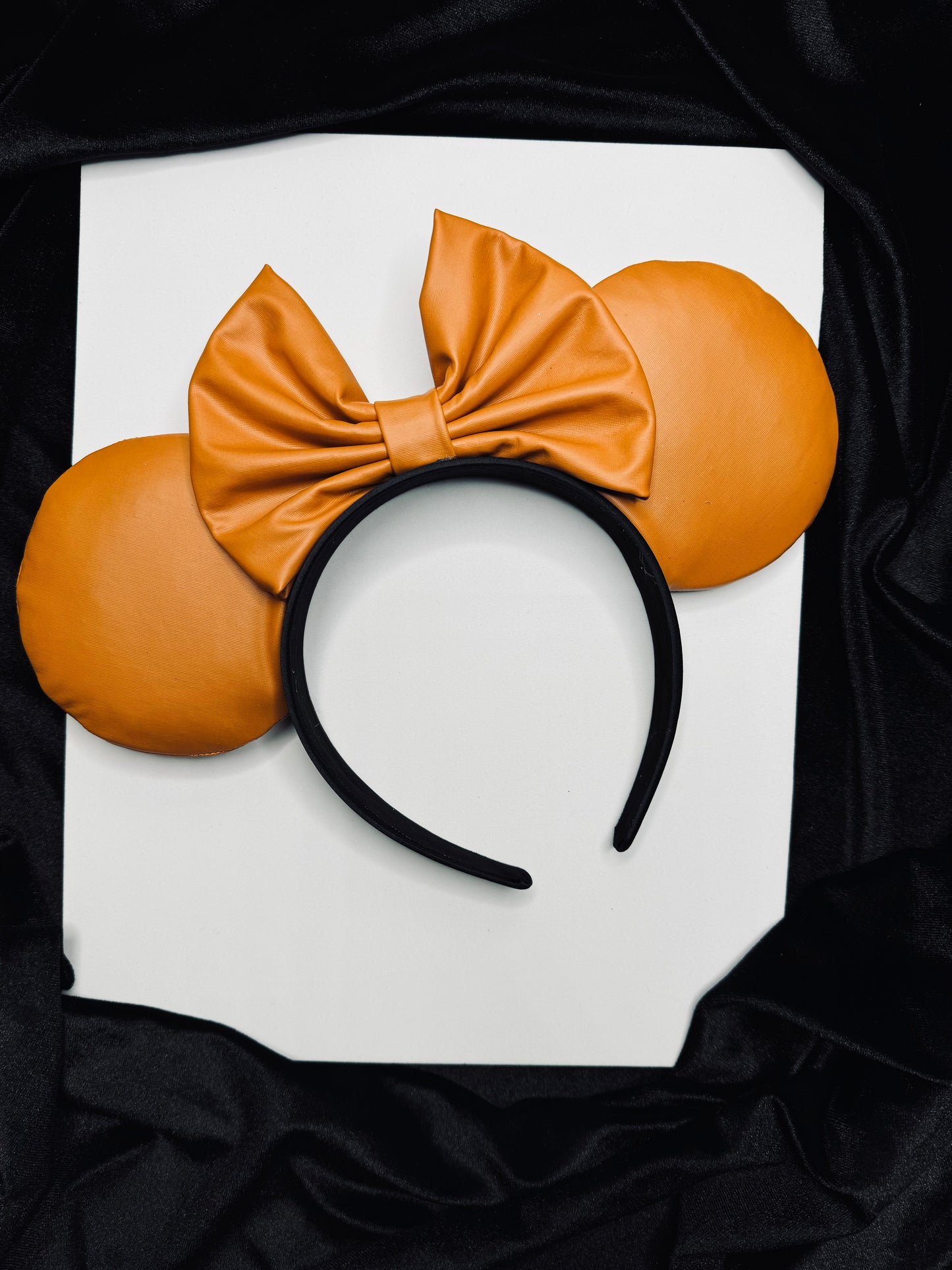 Stretchy Faux Leather Ears