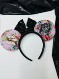 Lilac Floral Star Wars Sketch Inspired Ears