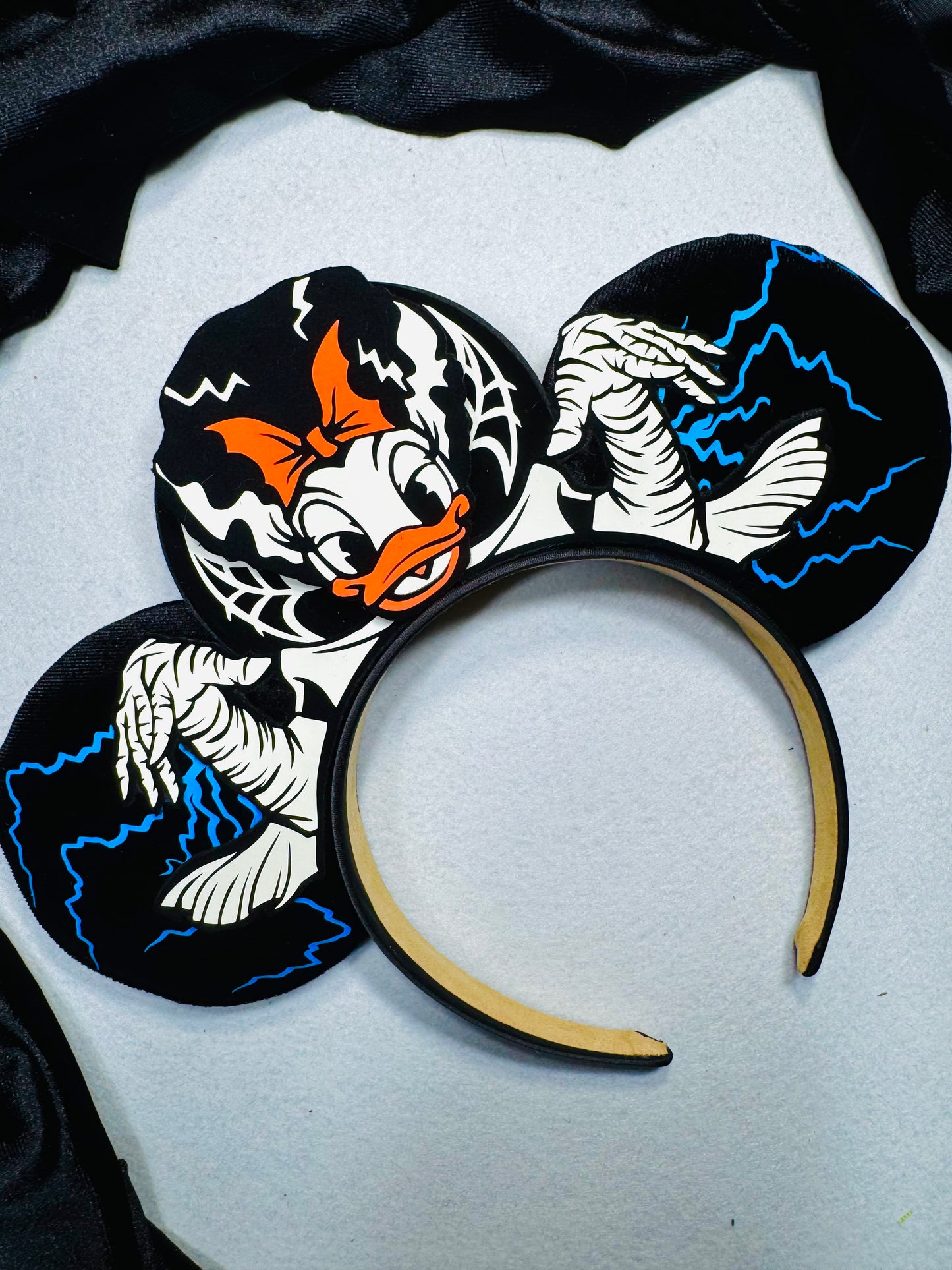 Donald Frankenstein Monster and Daisy Bride  Inspired Ears