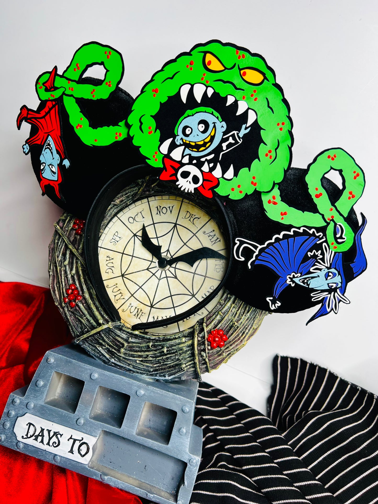 Oogie Boys Wreath Inspired Ears