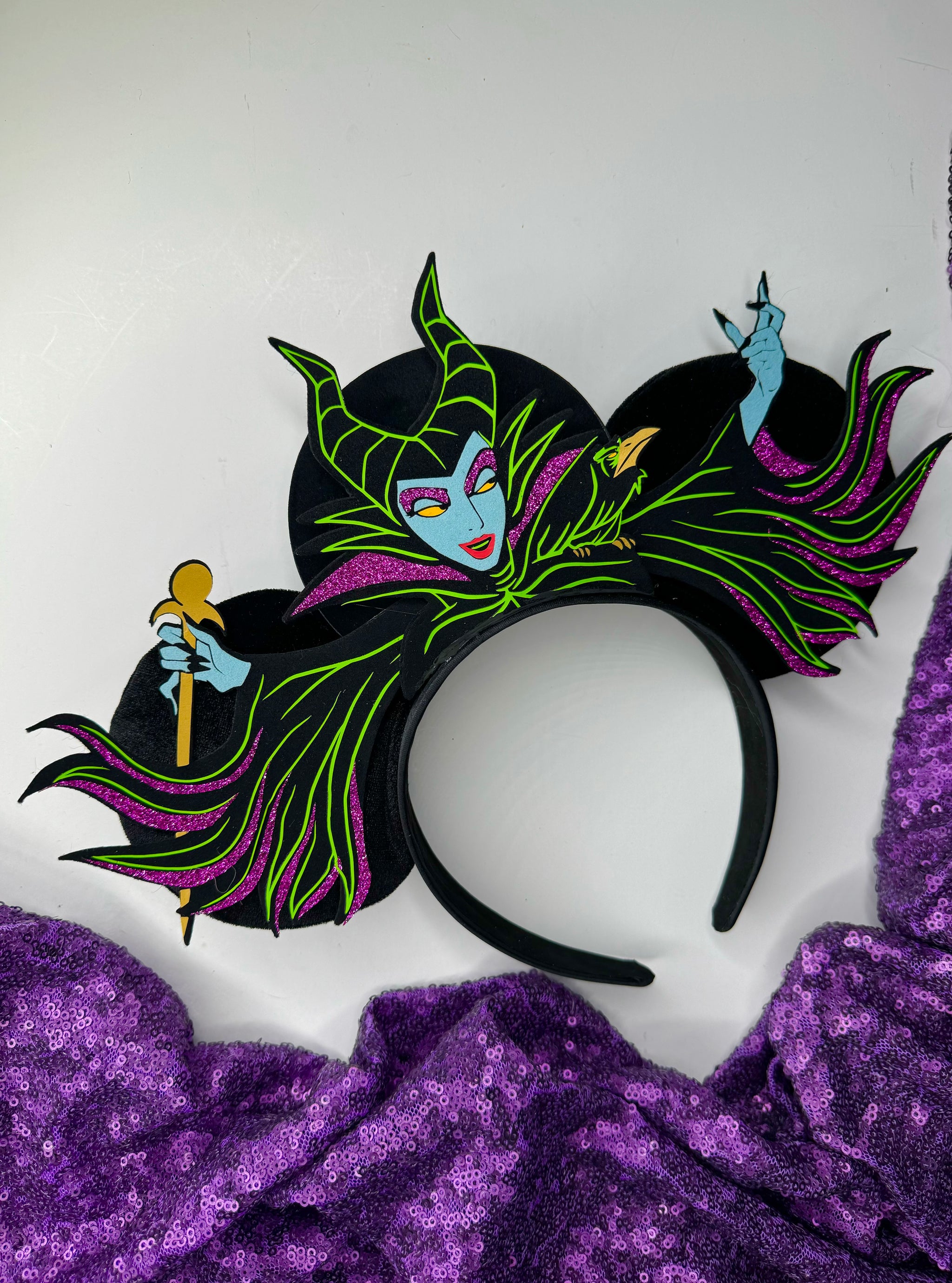 Maleficent Inspired buy Minnie Ears