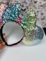 Pastel Rainbow Sequin Ears