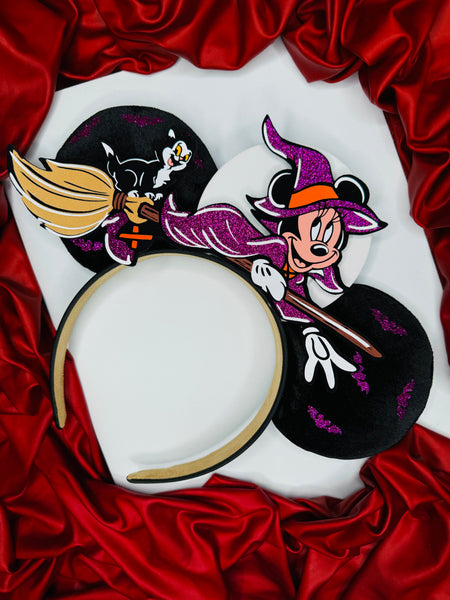 Minnie Halloween Inspired Mouse Ears