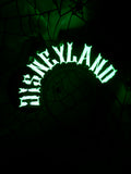 Disneyland, DisneyGhoul, DisneyGoth Glow in Dark Devil Horn Letter Ears