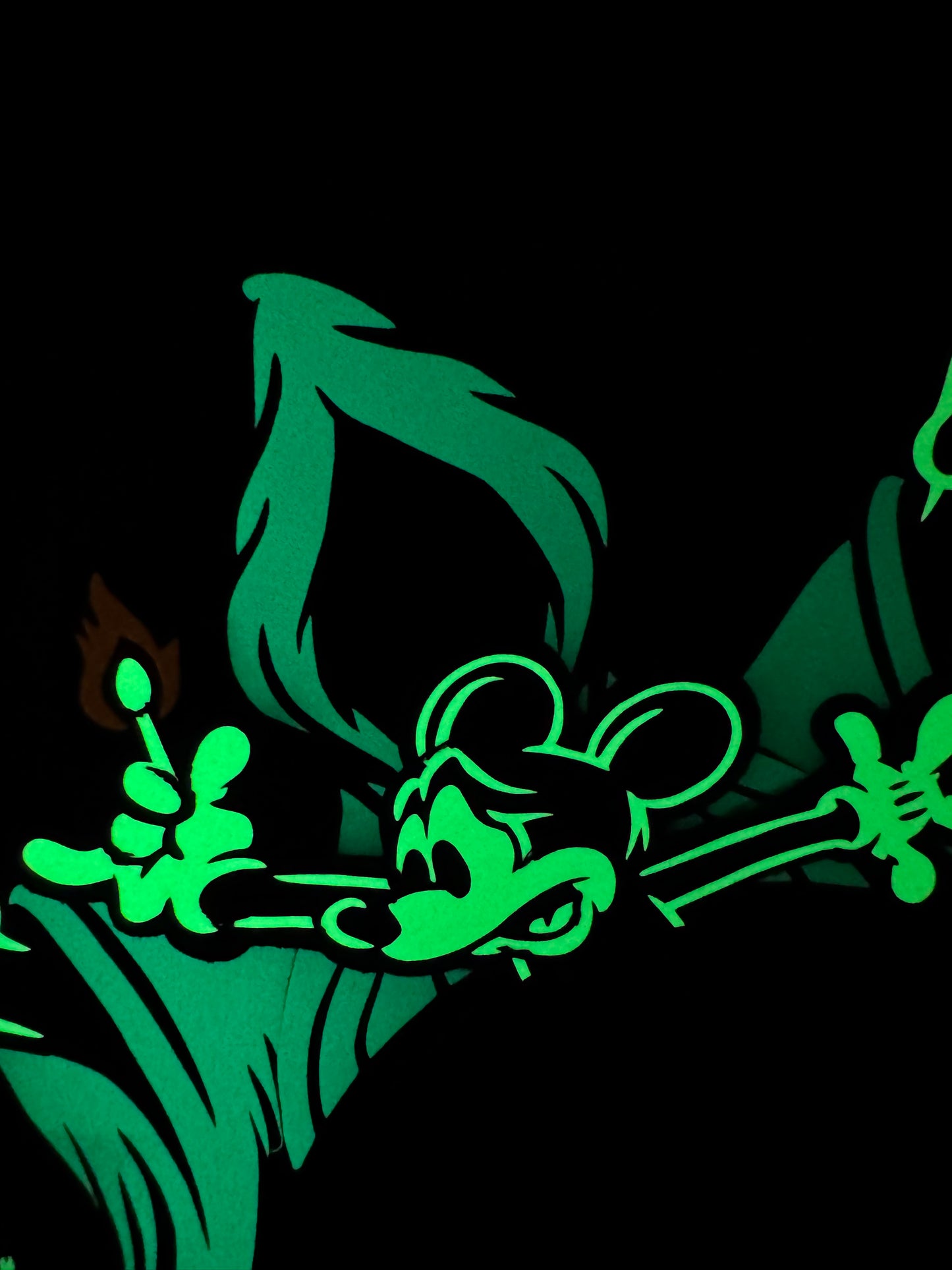Haunted House Mickey Inspired Ears(glow in the dark)