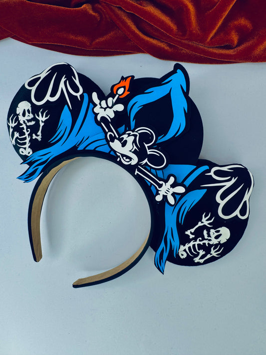 Haunted House Mickey Inspired Ears(glow in the dark)