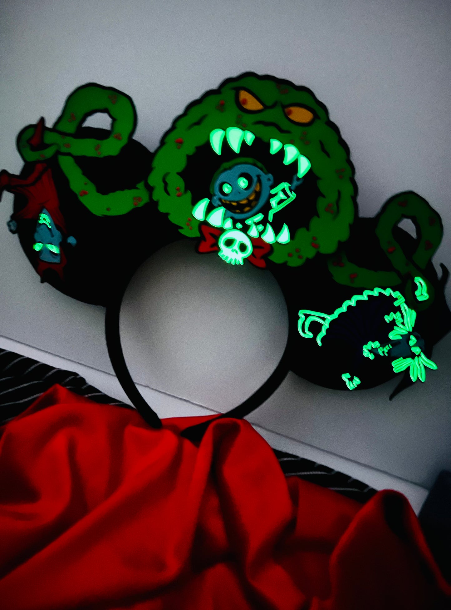 Oogie Boys Wreath Inspired Ears