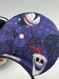 Nightmare Before Christmas Ears with Wreath
