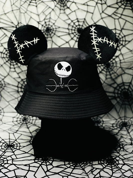 Jack Skellington Inspired Bucket Hat