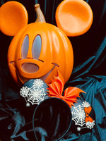 New Mickey and Minnie Spider web (glow in the dark) ears
