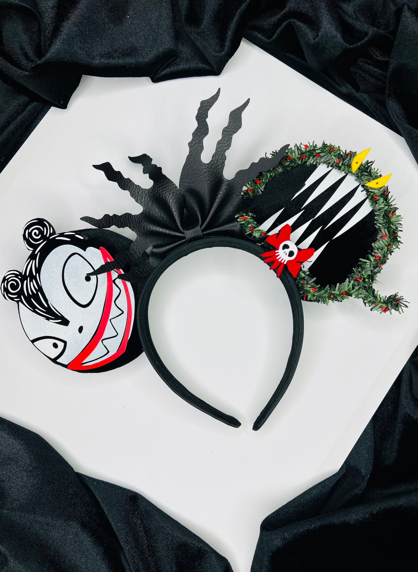 Vampire Teddy and Wreath