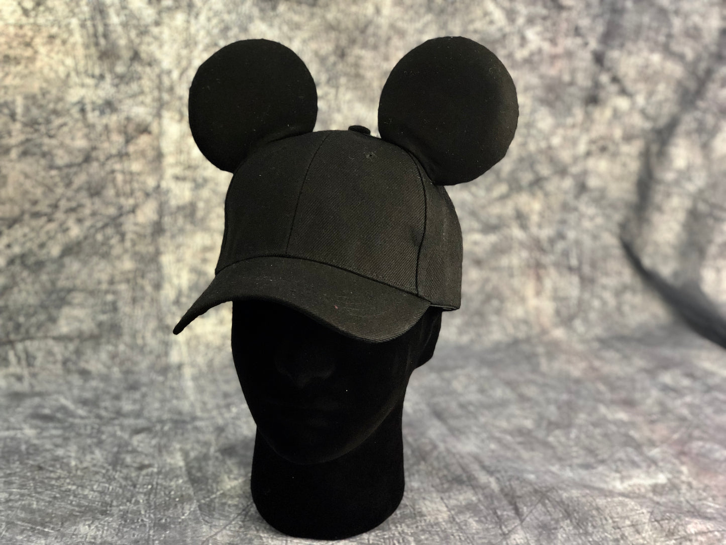 Mens all black hat