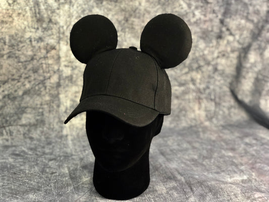 Mens all black hat