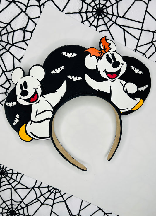 Mickey and Minnie Ghost Inspired Ears