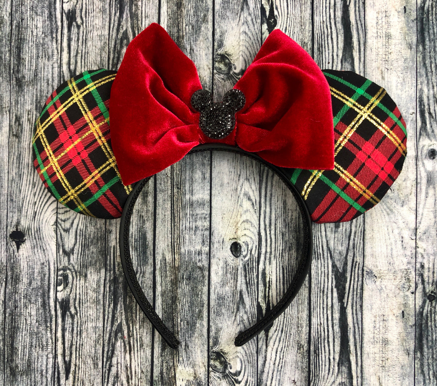 Plaid Christmas Ears