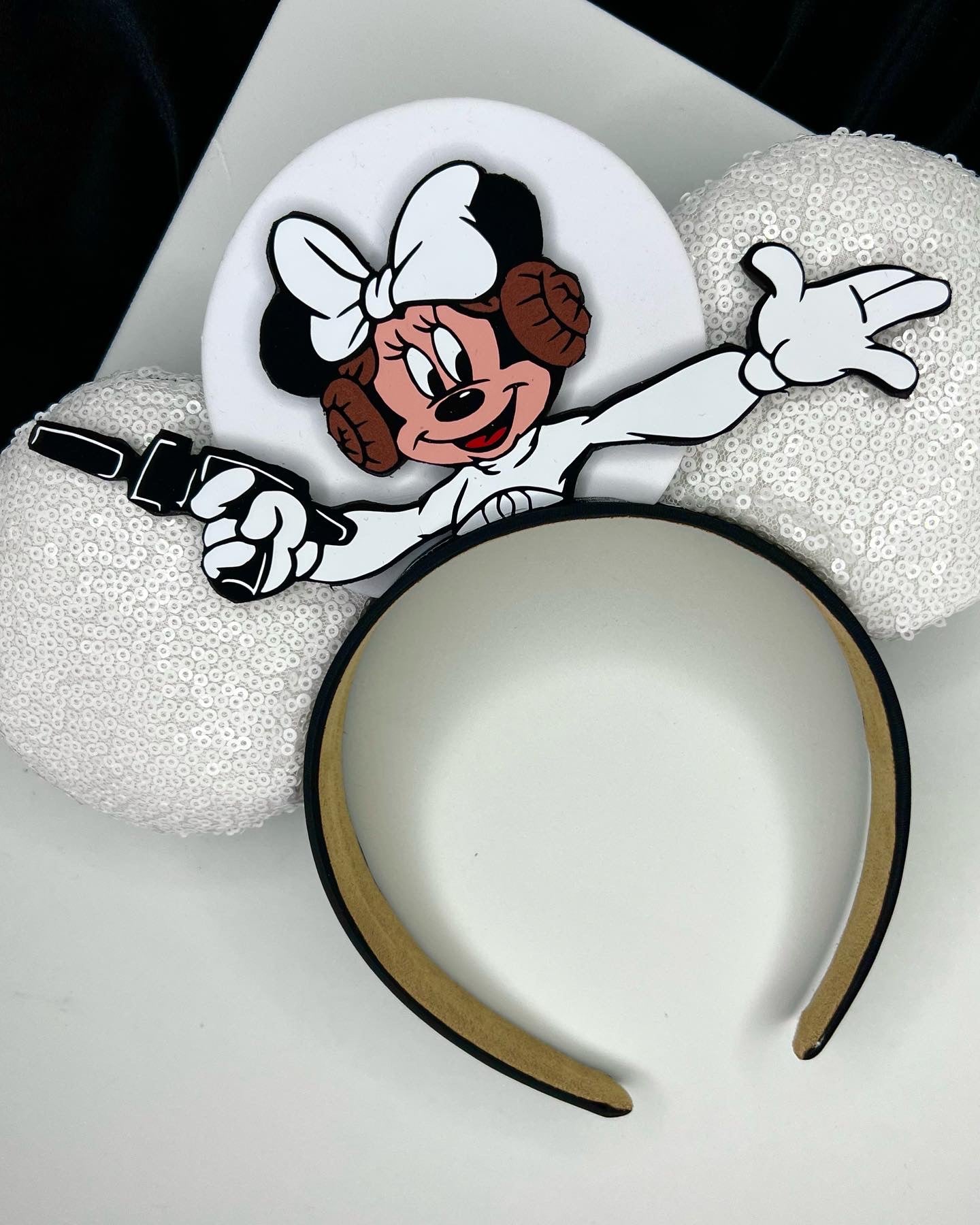Minnie Princess Leia Inspired Ears