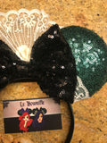 Sequin Haunted Mansion Maid Mouse Ears
