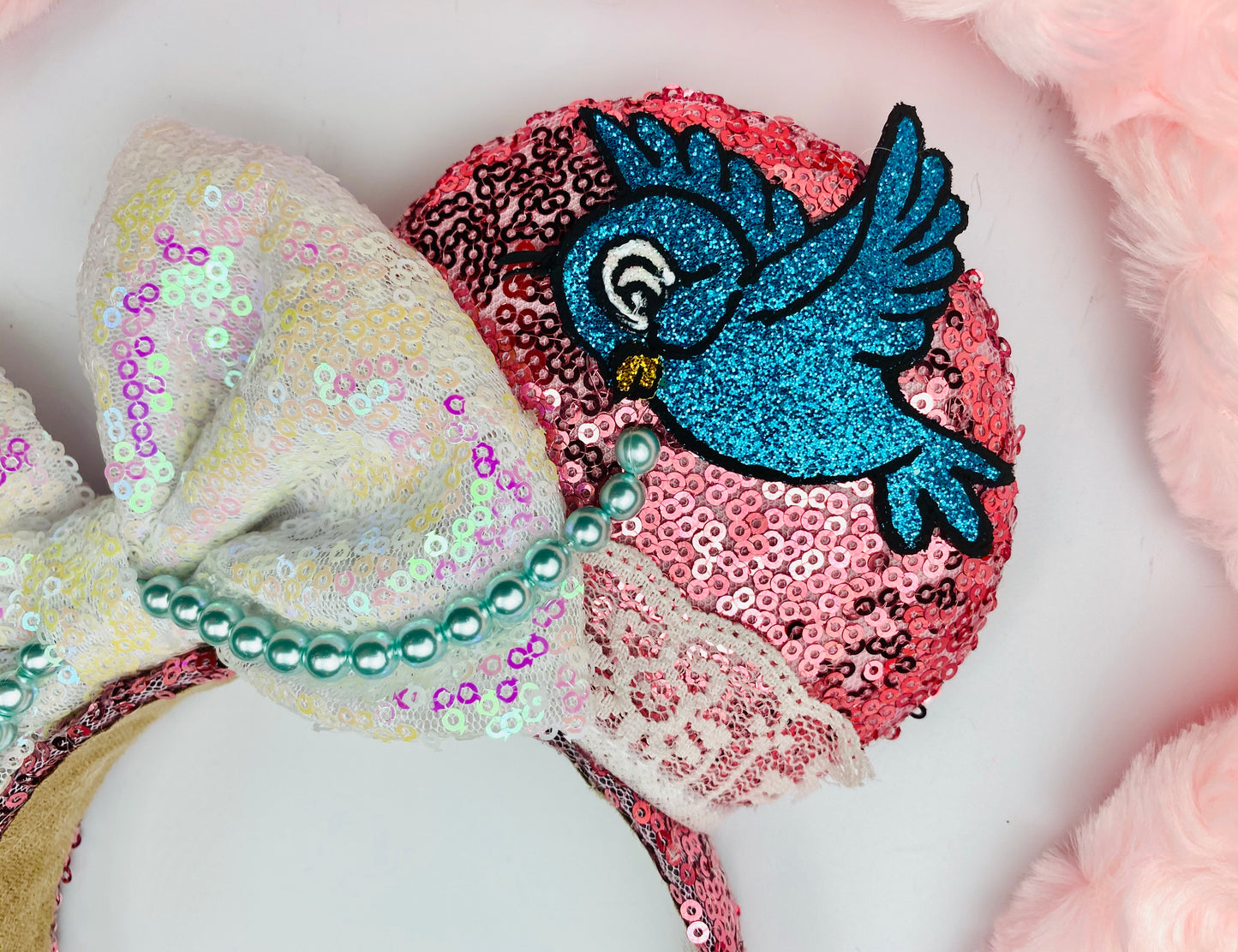 Cinderella Pink Dress Minnie Ears