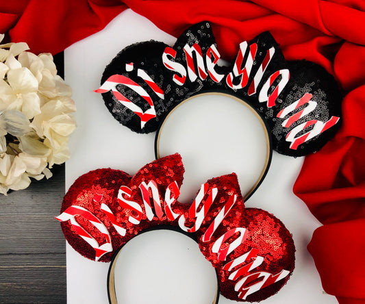 Disneyland candy cane inspired Ears
