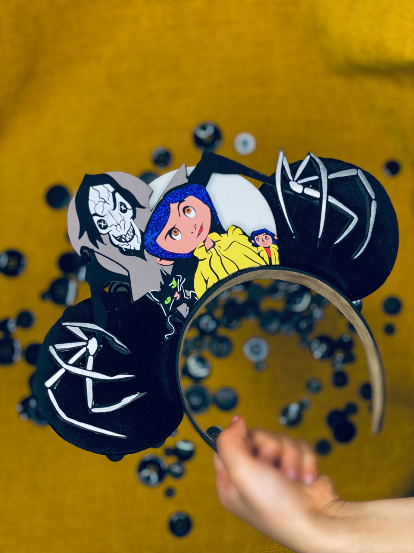 Coraline Inspired Ears