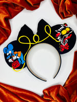 Itchy and scratchy Inspired ears