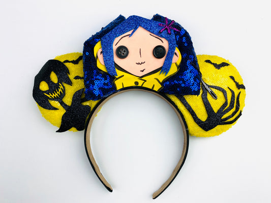 Coraline Inspired Ears