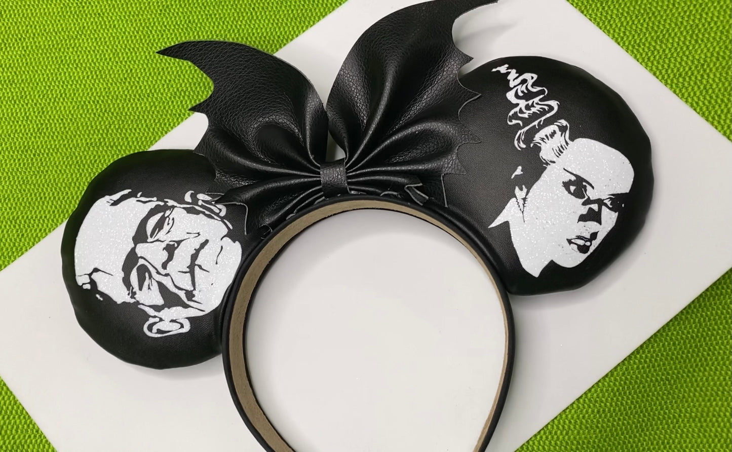 Frankenstein Monster and Bride Inspired Ears