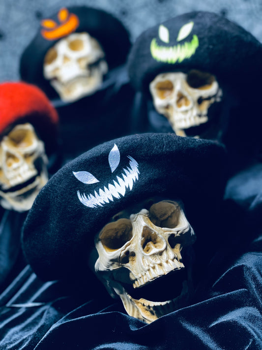 Jack o Lantern Beret