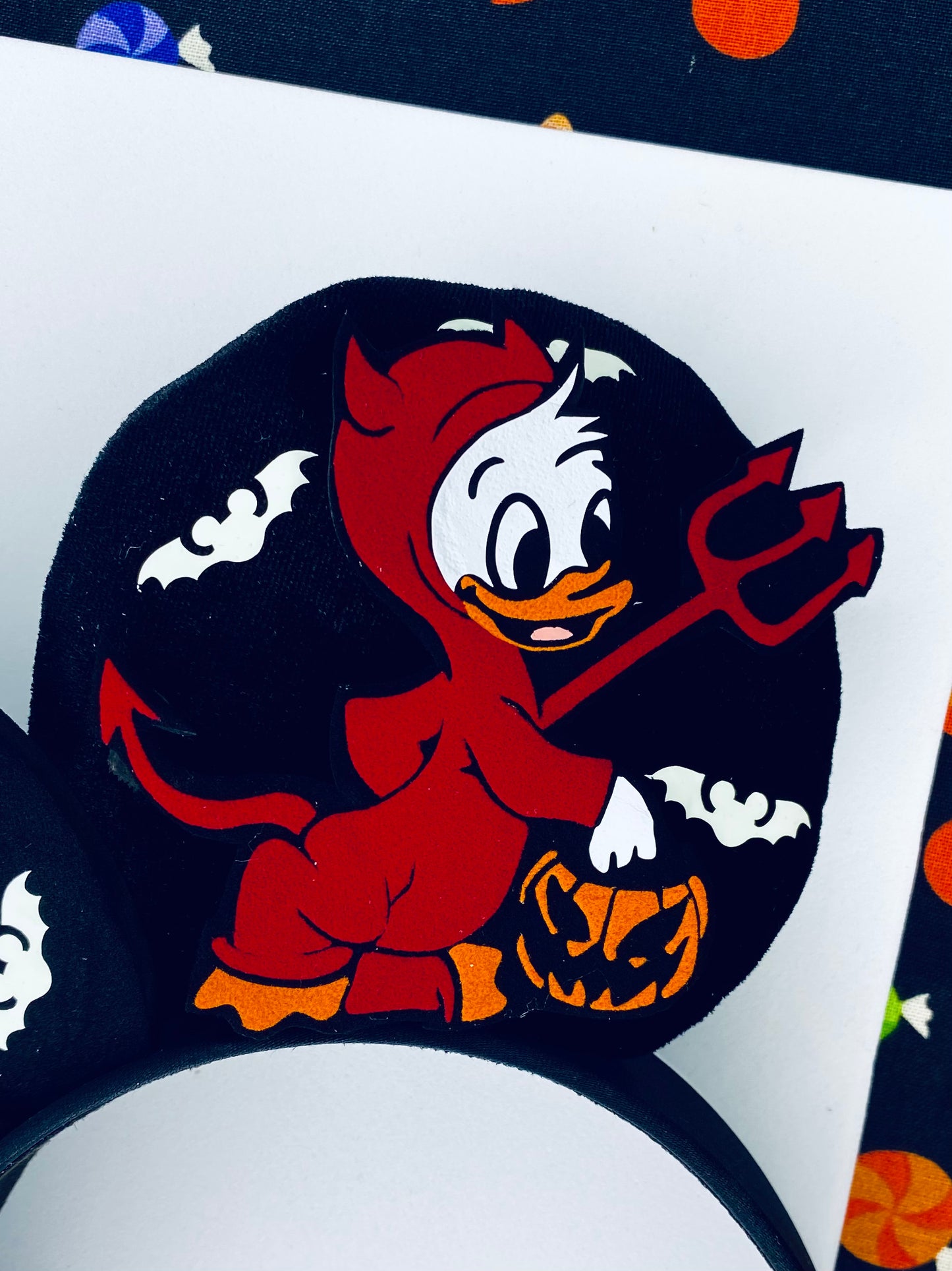 Halloween Huey, Dewey and Louie Inspired Ears