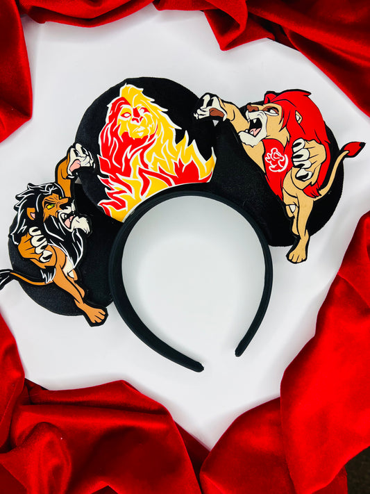 Lion King Simba and Scar Inspired Ears