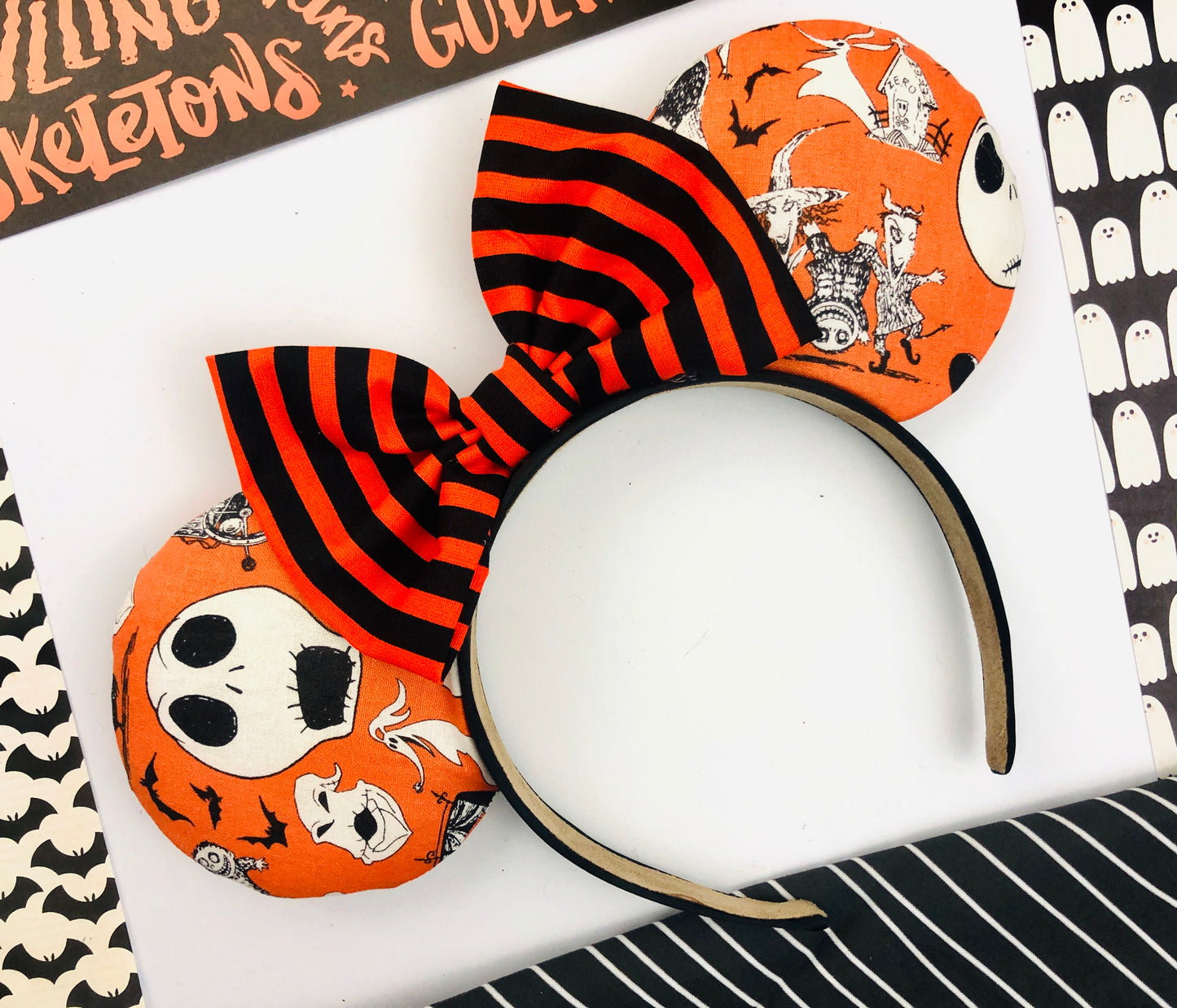 Orange Nightmare Before Christmas Ears