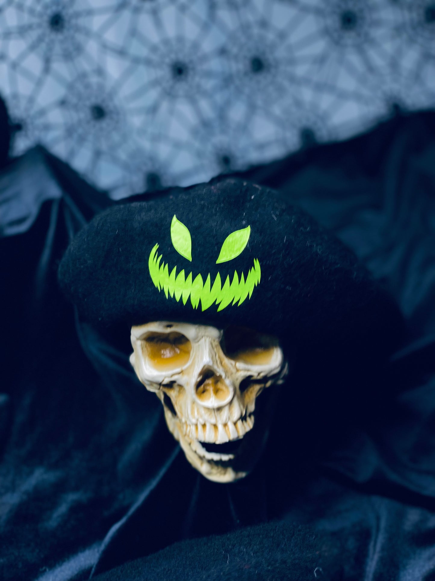 Jack o Lantern Beret